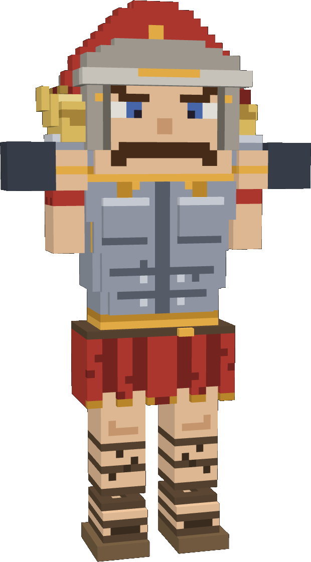 Voxel Legend flexing